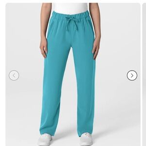 Women's Teal Drawstring Scrub Pant